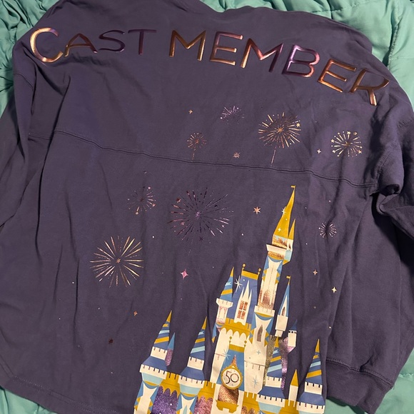 Rare Walt Disney World 50th Anniversary Cast Member Spirit Jersey Adult L - Picture 3 of 6